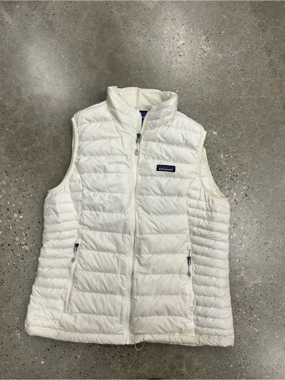 Patagonia white vest